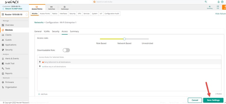 Sneaky Devices Access Points WLANs Network Based