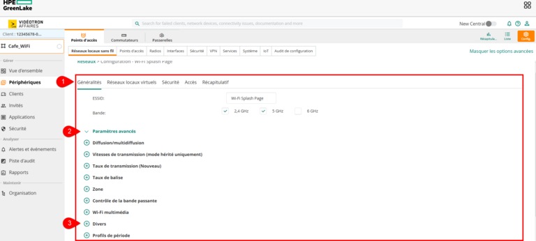 Aruba HPE - Périphériques Points d'accès Réseaux locaux sans fil Généralités Divers