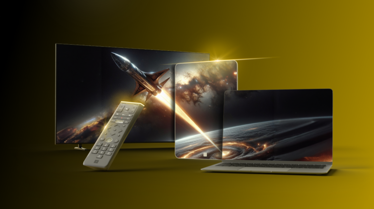 Ordinateur Téléviseur télécommande Videotron