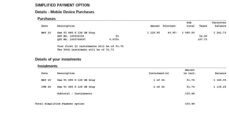 facture page 3 paiement simplifie
