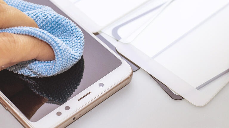 Cleaning refurbished phones