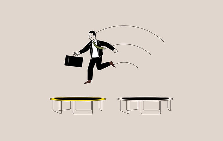 Aruba Internet for Business Trampoline Jump