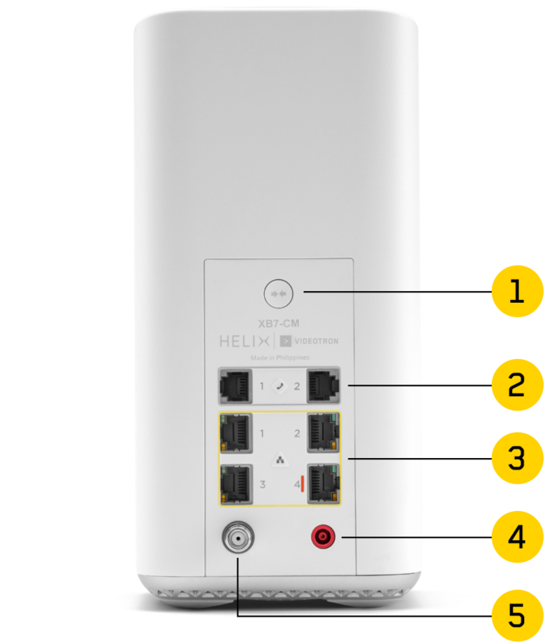 Borne Helix Fi 2 - Vue de derrière