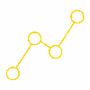 Data graph yellow