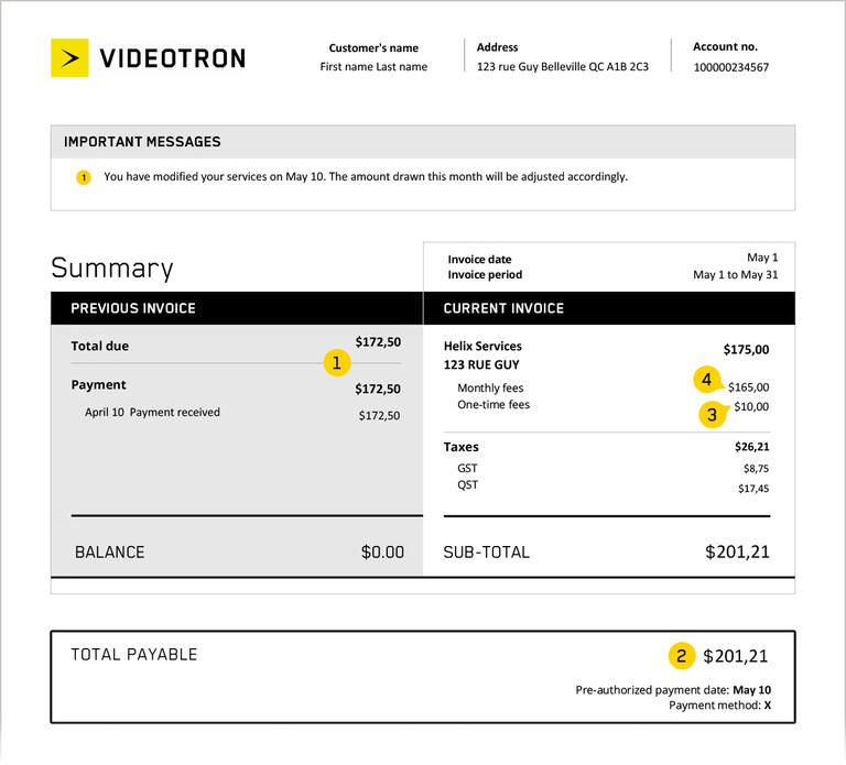 Helix Invoice (price)