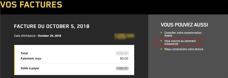 facture 5391 octobre 5 Vidéotron Affaires