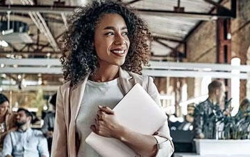 femme entreprise portable 