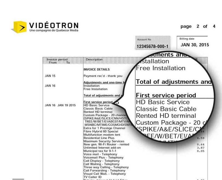 First service period Business