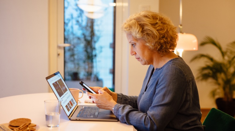 portable femme verre