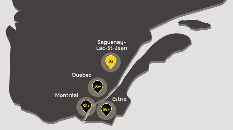 La 5G et la 5G+ au Saguenay lac-st-Jean
