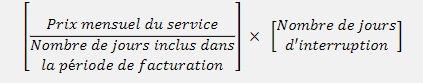 prix mensuel