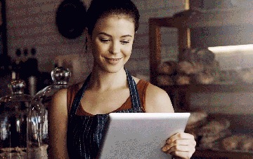 tablier femme restaurant boulangerie