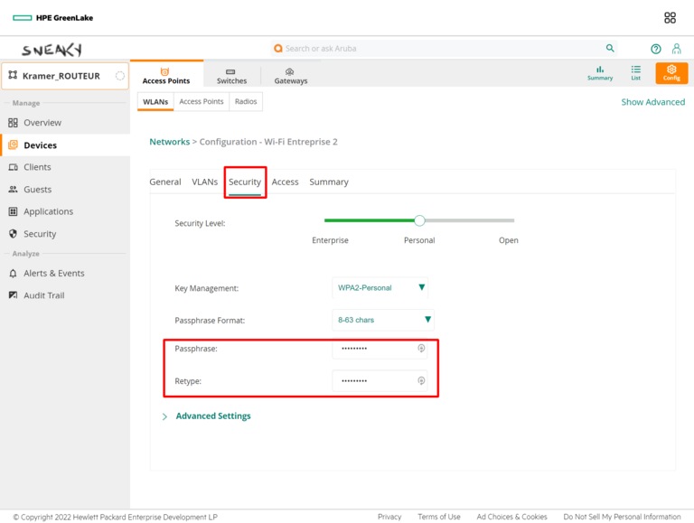 Wifi Passphrase Retype Access Points Security